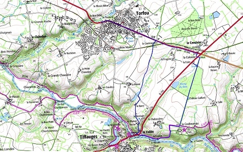 Le circuit de la bataille de Torfou