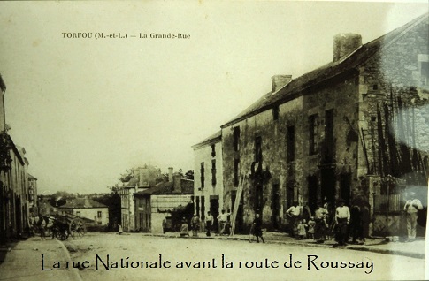 Rue Nationale avant Route Roussay