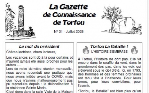 La gazette de Juillet 2025